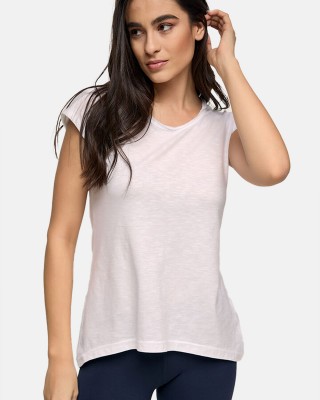 Damen T-Shirt BODY MOVE 894 WHITE