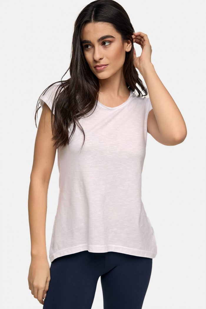 Women's T-Shirt BODY MOVE 894 WHITE