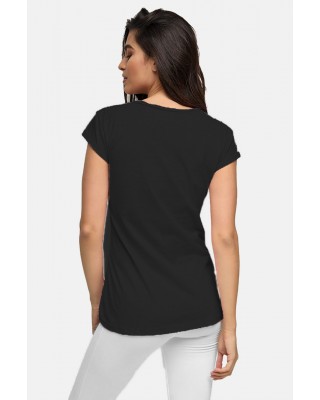 Women's T-Shirt BODY MOVE 894 BLACK