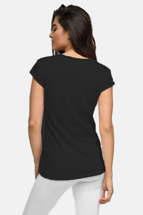 Damen T-Shirt BODY MOVE 894 BLACK