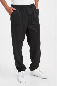Shiny pants overalls ANS Black