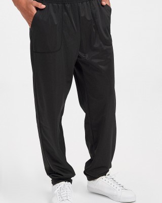 Shiny pants overalls ANS Black