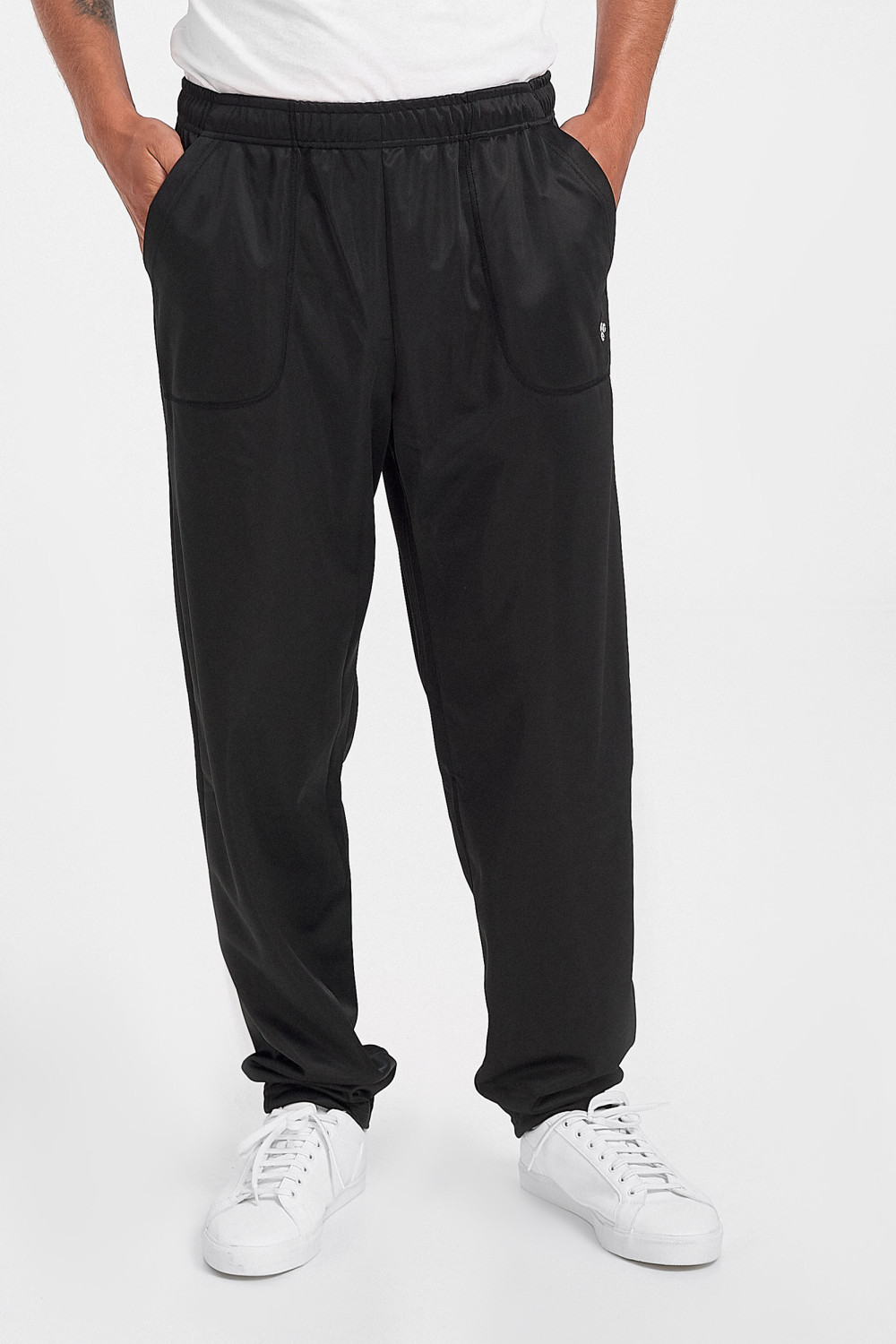 Shiny pants overalls ANS Black