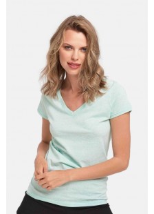 Damen T-Shirt mit V in Veraman Farbe