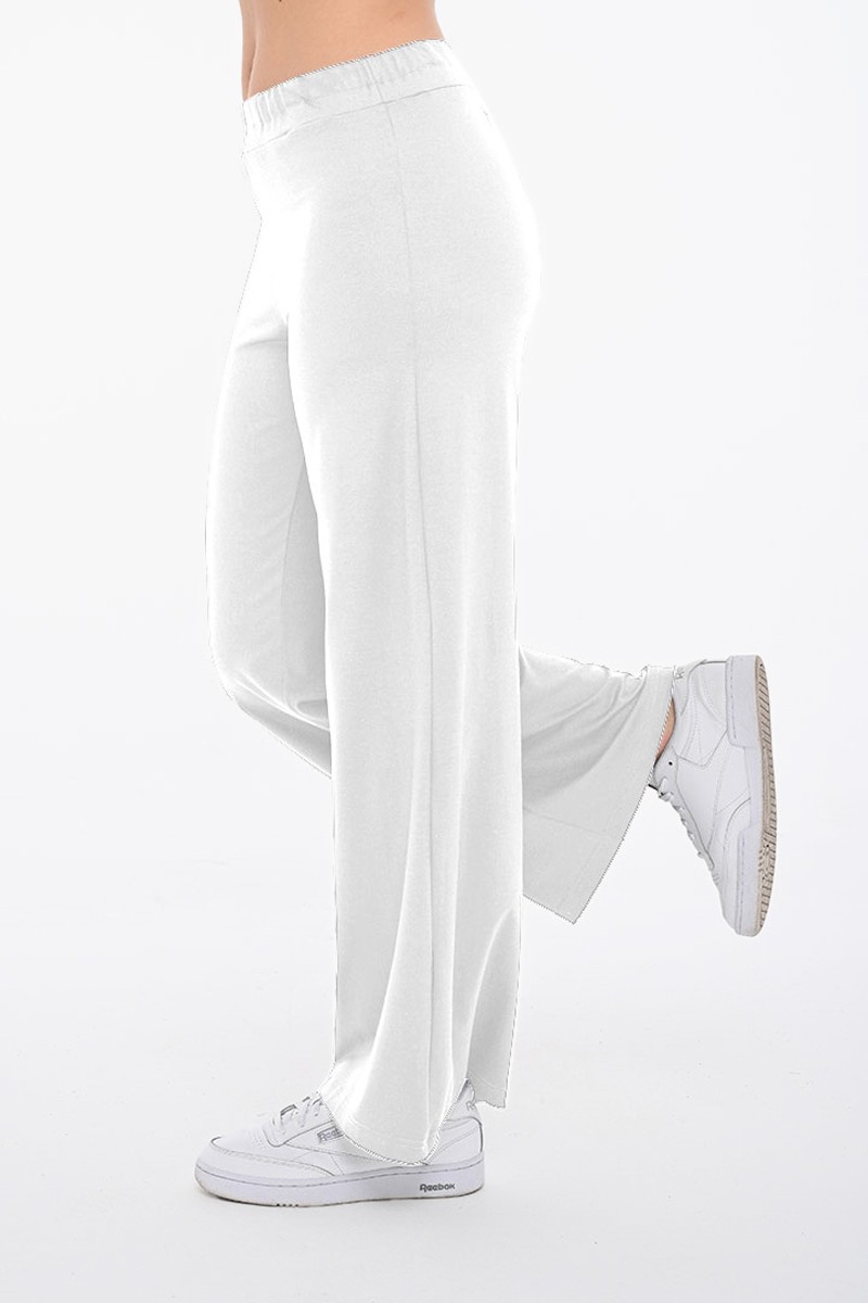Long trousers BODY MOVE 1396 Lycra White