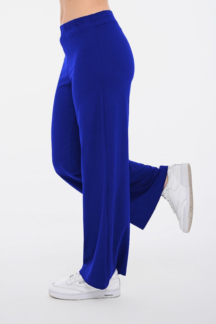Long trousers BODY MOVE 1396 Lycra Blue Rouge