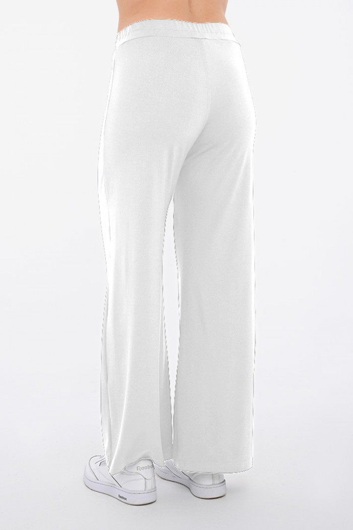 Long trousers BODY MOVE 1396 Lycra White