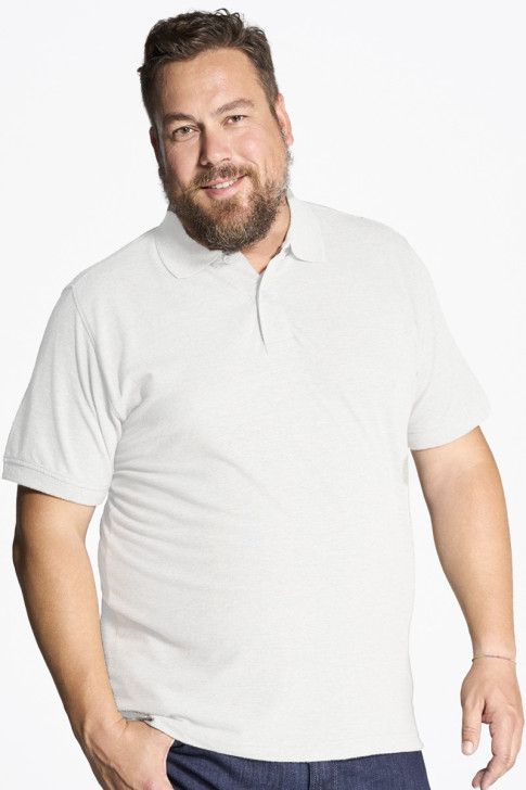 Men's POLO BODY MOVE BIG SIZE 1400 WHITE