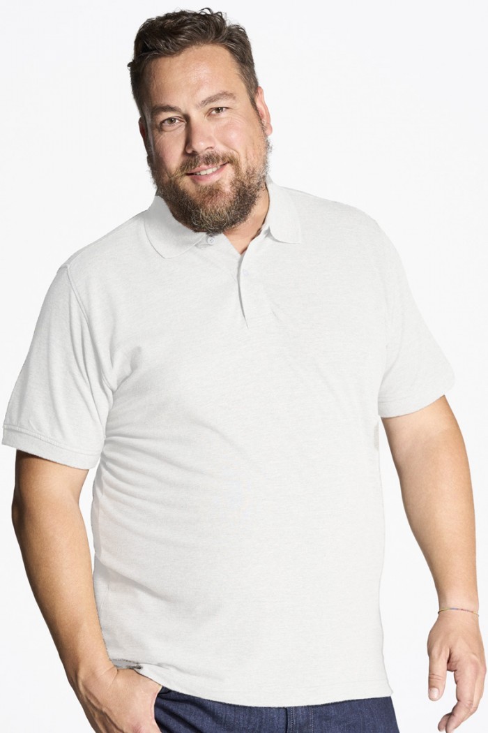 Men's POLO BODY MOVE BIG SIZE 1400 WHITE