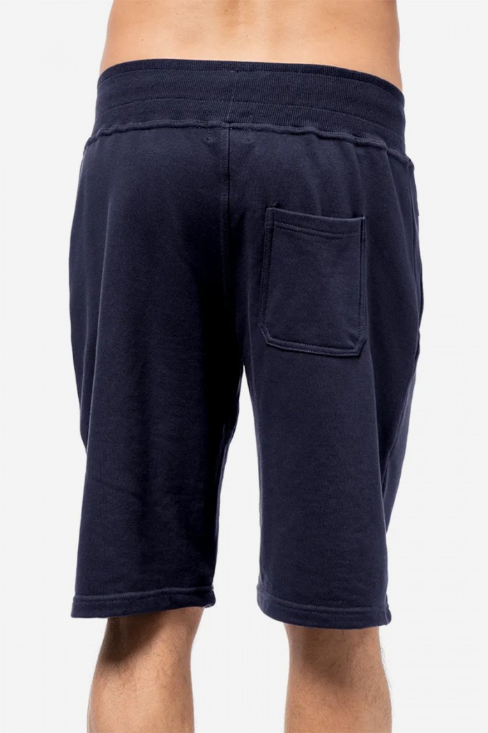 Men's cotton shorts OLYMPIC CHALLENGER 1453 BLUE DROPS