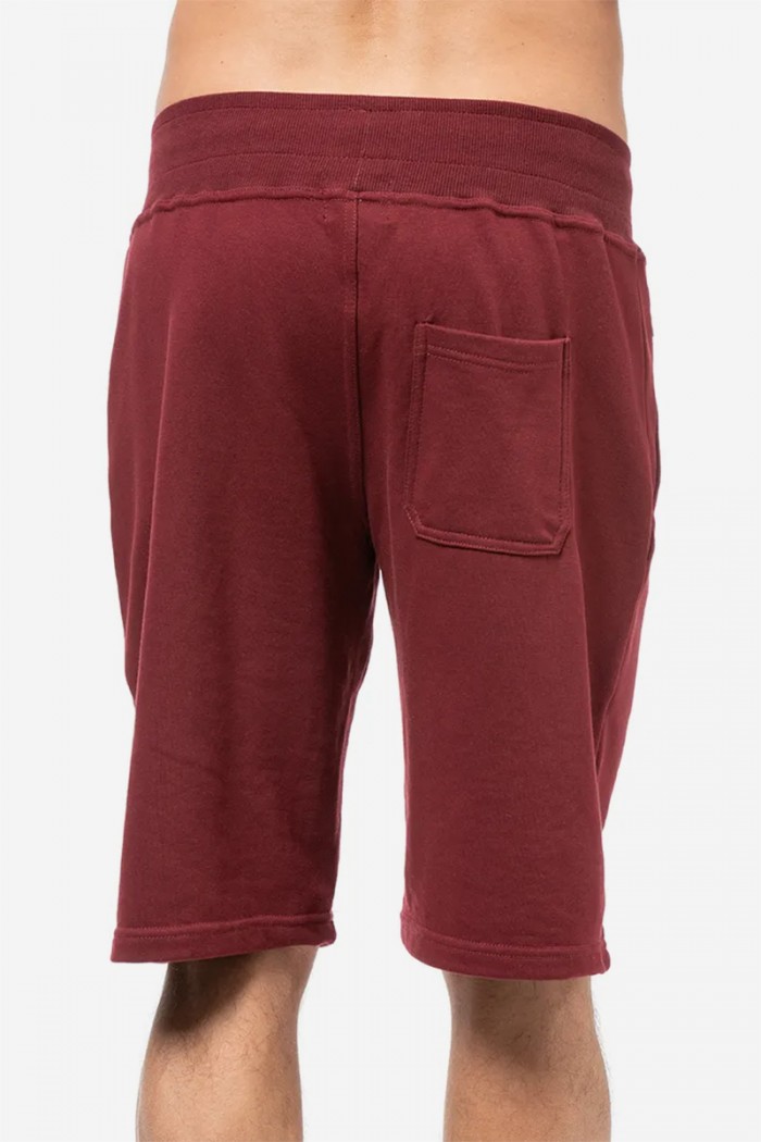 Men's cotton shorts OLYMPIC CHALLENGER 1453 Bordeaux