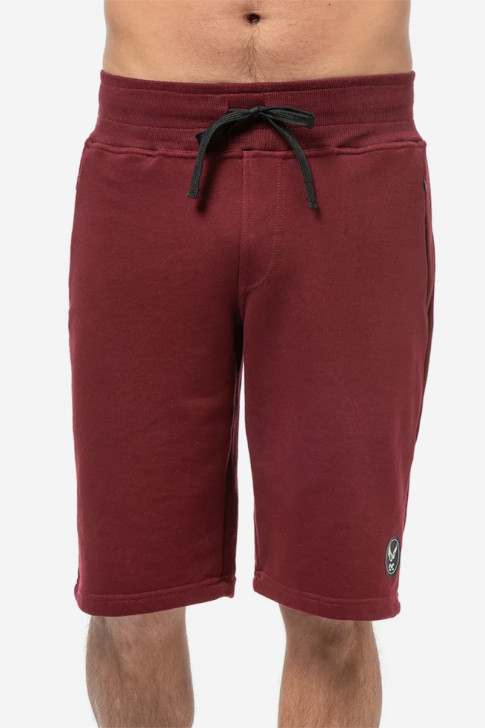 Men's cotton shorts OLYMPIC CHALLENGER 1453 Bordeaux
