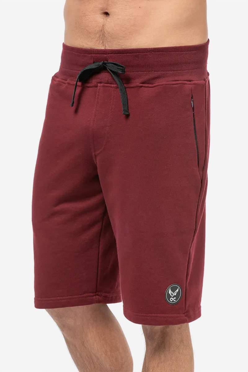 Men's cotton shorts OLYMPIC CHALLENGER 1453 Bordeaux