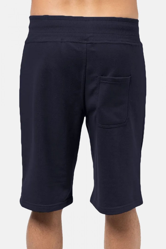 Men's cotton shorts OLYMPIC CHALLENGER 1454 BLUE DROPS