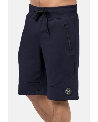 Men's cotton shorts OLYMPIC CHALLENGER 1454 BLUE DROPS