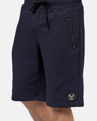 Men's cotton shorts OLYMPIC CHALLENGER 1454 BLUE DROPS