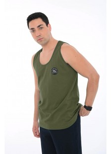 Sleeveless blouse BODY MOVE 257 HAKI Sleeveless blouse BODY MOVE 257 HAKI