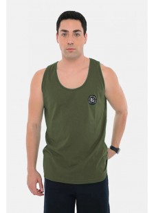 Sleeveless blouse BODY MOVE 257 HAKI Sleeveless blouse BODY MOVE 257 HAKI