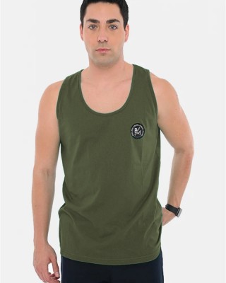 Sleeveless blouse BODY MOVE 257 HAKI