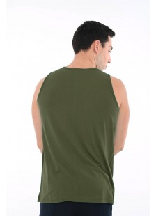 Sleeveless blouse BODY MOVE 257 HAKI Sleeveless blouse BODY MOVE 257 HAKI