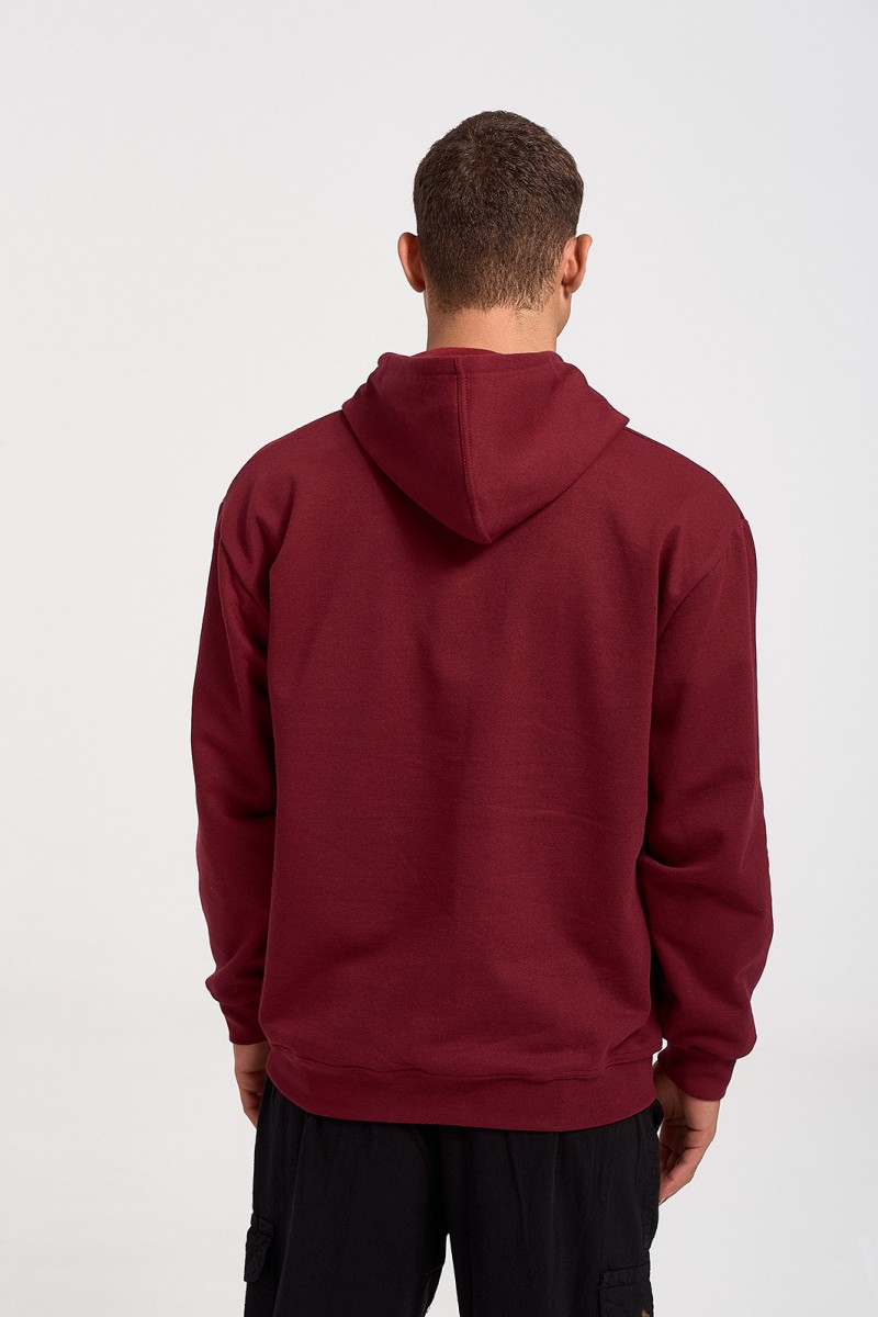 Kapuzenbluse BODY MOVE 1312 Bordeaux