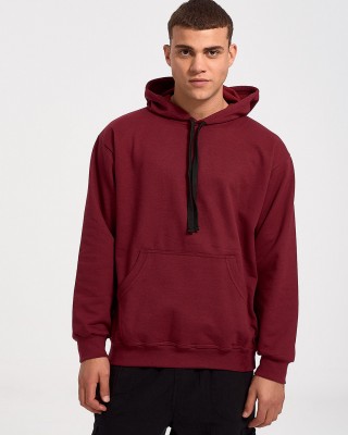 Kapuzenbluse BODY MOVE 1312 Bordeaux