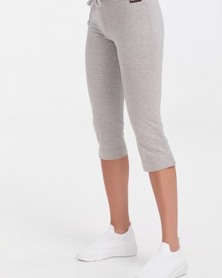 Capri einfarbig Body Move Grau