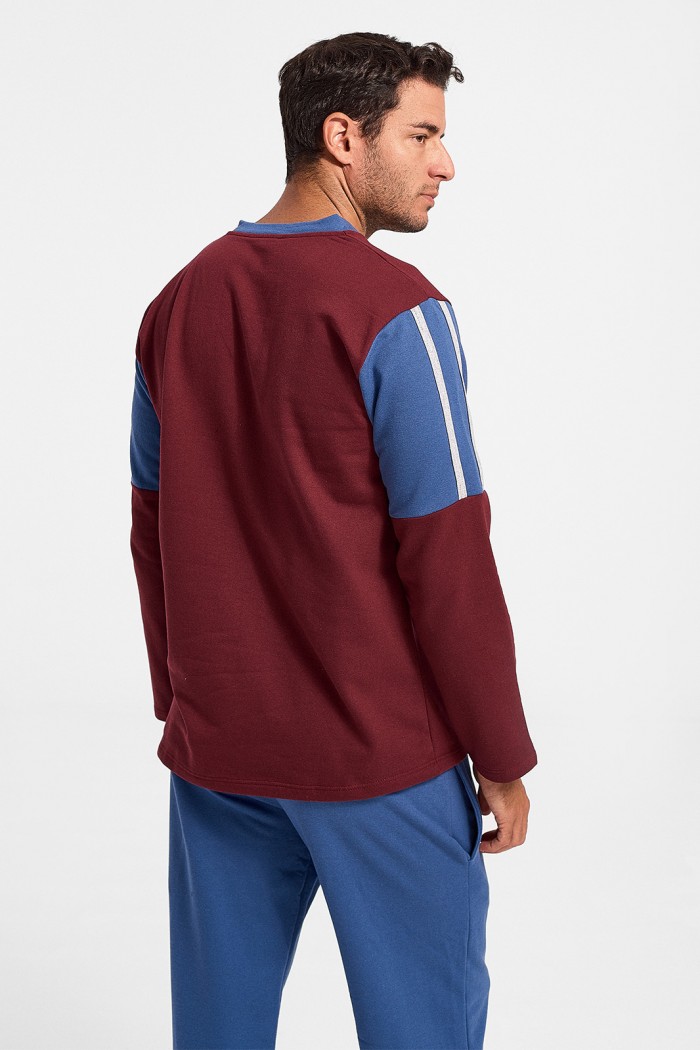 Winterpyjama Bonne Nuit No Fear Bordeaux