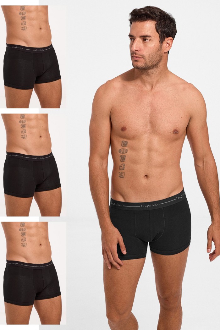 Men's Boxers BYBLOS 3 Pack 683601 BLACK