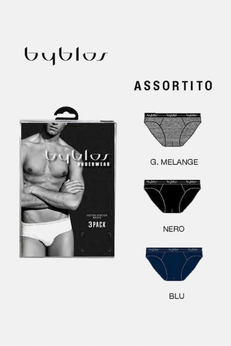 Men's underwear BYBLOS 3 Pack Multicolor 683301 Men's underwear BYBLOS 3 Pack Multicolor 683301