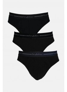 Men's briefs BYBLOS 3 Pack BLACK 683301 Men's briefs BYBLOS 3 Pack BLACK 683301