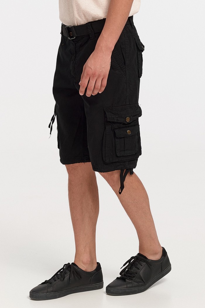 Men's FOREX Cargo Bermuda shorts with belt 2102