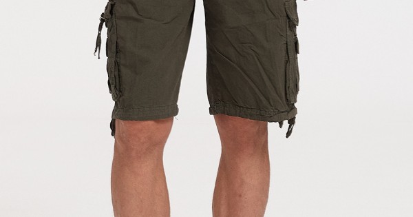 Men's FOREX Cargo Bermuda shorts with belt 2102