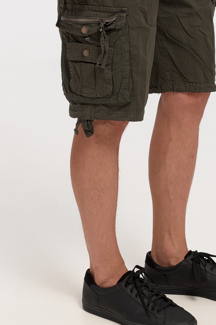 Men's FOREX Cargo Bermuda shorts with belt 2102