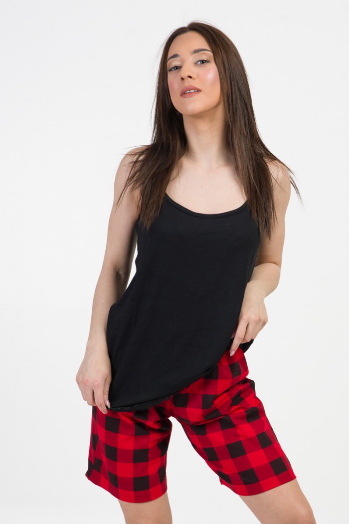 Sommer-Pyjama CHERRY 1020 BLACK