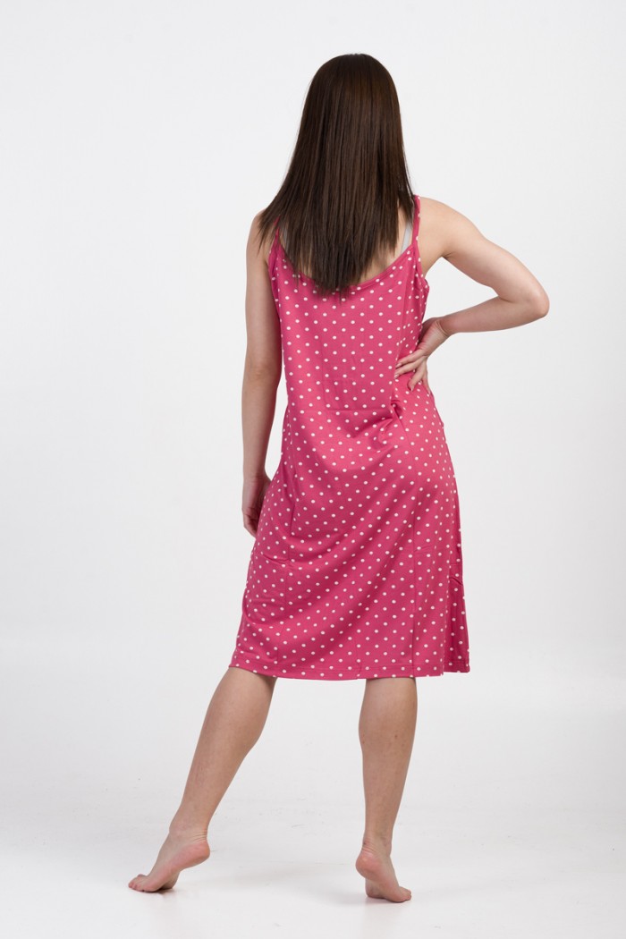 Sommernachthemd CHERRY dünn randa 1021 Fuchsia