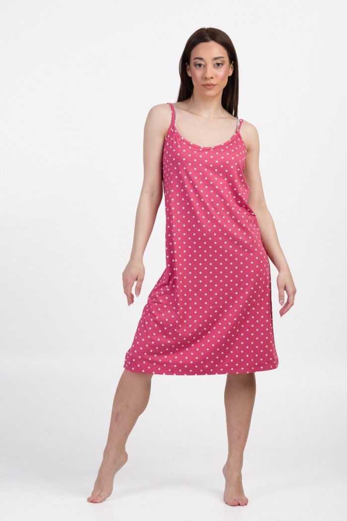 Sommernachthemd CHERRY dünn randa 1021 Fuchsia