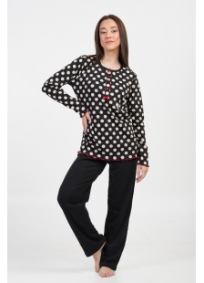 Women's pajamas CHERRY Poison 1140 BLACK Women's pajamas CHERRY Poison 1140 BLACK