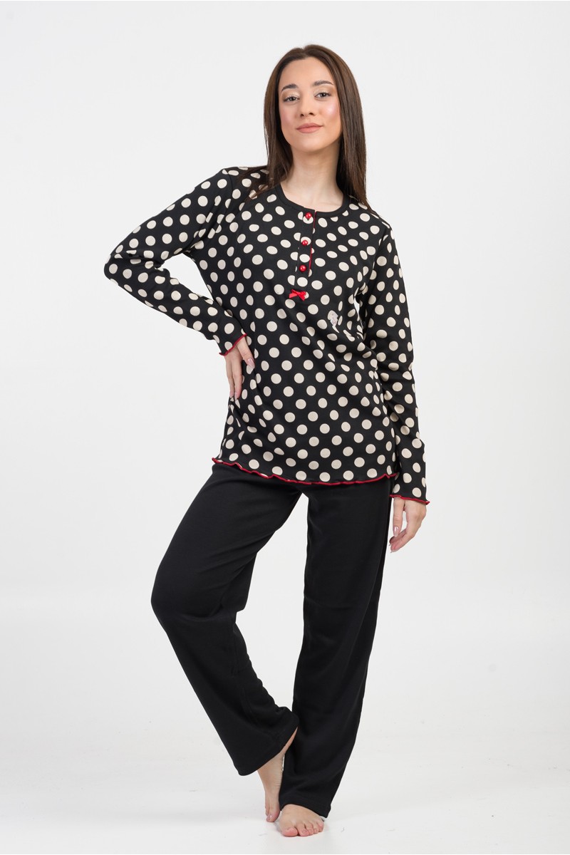 Women's pajamas CHERRY Poison 1140 BLACK Women's pajamas CHERRY Poison 1140 BLACK
