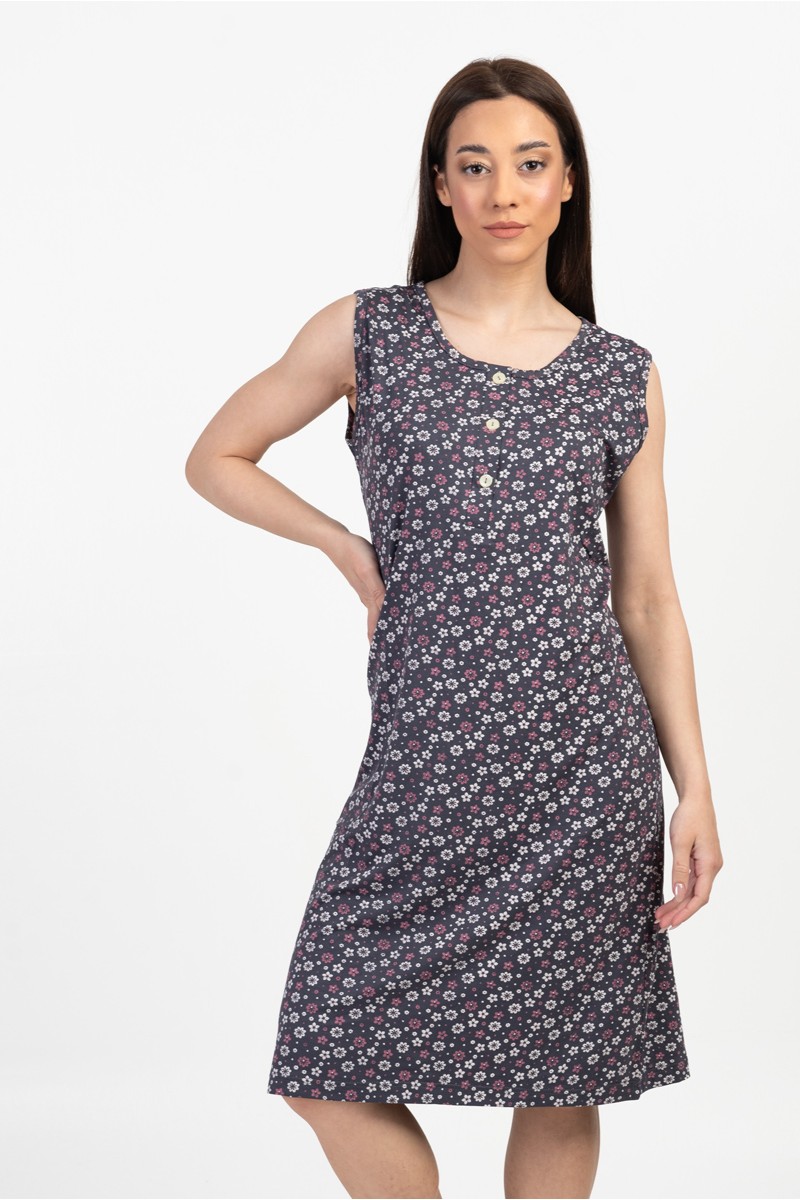 Summer nightgown CHERRY wide Randa 1022 MOSS