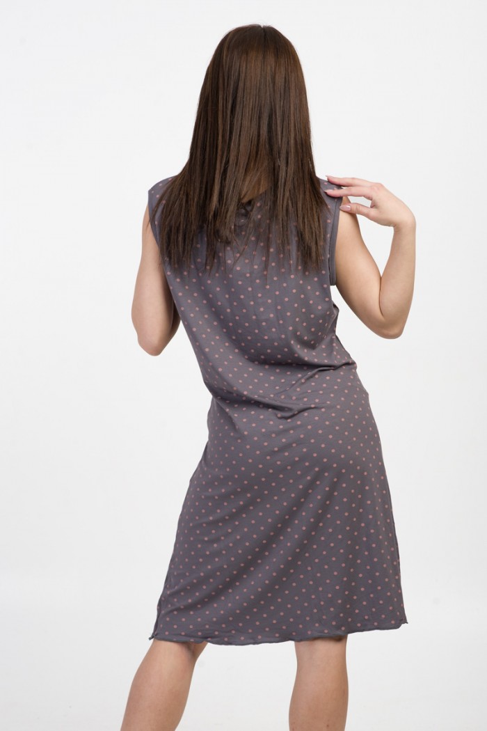 Summer nightdress CHERRY wide Randa 3028 GREY
