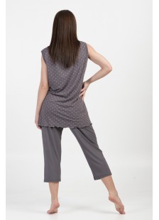 Damen-Pyjama CHERRY Capri-Pyjama 3027 Damen-Pyjama CHERRY Capri-Pyjama 3027