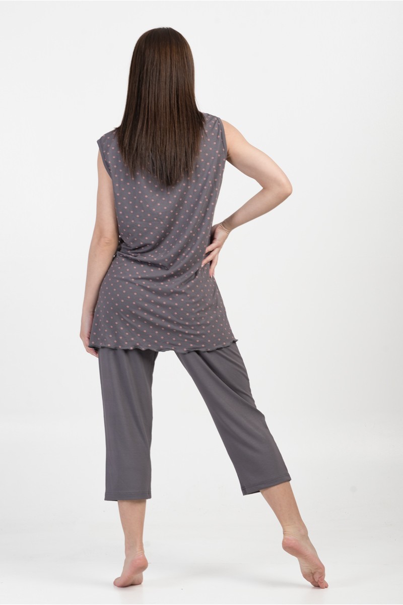 Damen-Pyjama CHERRY Capri-Pyjama 3027