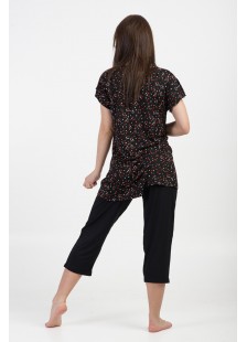 Sommer-Pyjama CHERRY HEARTS 9225 BLACK Sommer-Pyjama CHERRY HEARTS 9225 BLACK