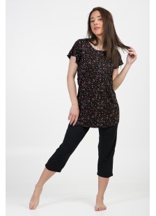 Sommer-Pyjama CHERRY HEARTS 9225 BLACK Sommer-Pyjama CHERRY HEARTS 9225 BLACK