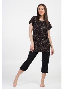 Sommer-Pyjama CHERRY HEARTS 9225 BLACK Sommer-Pyjama CHERRY HEARTS 9225 BLACK