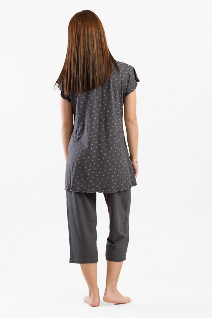 Summer Pajama Pajama Capri CHERRY 207 DOMESTIC