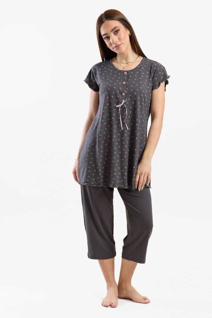 Summer Pajama Pajama Capri CHERRY 207 DOMESTIC