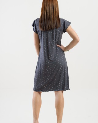 Kurzärmeliges Sommernachthemd CHERRY 208 MOSS