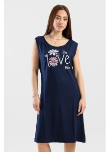 Ärmelloses Kleid CHERRY 203 BLUE DRESS für Damen Ärmelloses Kleid CHERRY 203 BLUE DRESS für Damen
